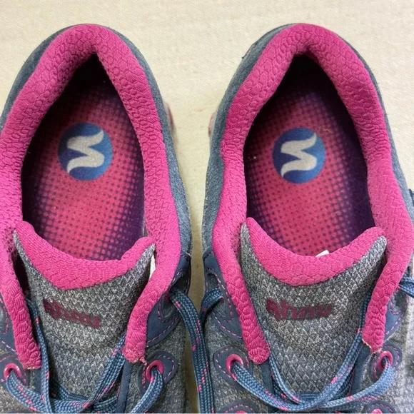 Ahnu Sugarpine Low Women's Size 8 Vibram Hiking Running Shoes Gray Navy - Picture 13 of 16